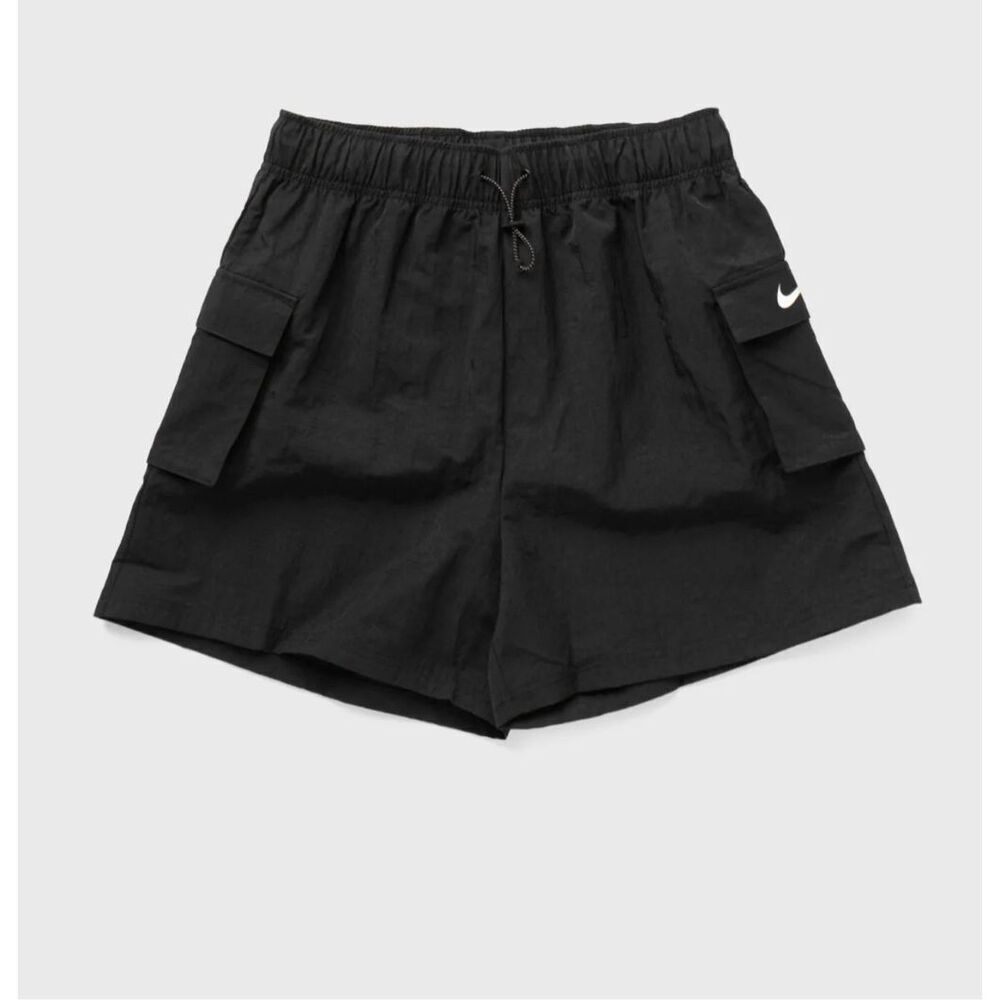 Nike WOVEN HIGH-RISE loose fit SHORTS black size XS NWT